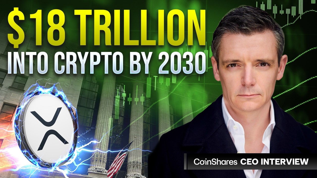 paulbarron's tweet card. $18 Trillion Crypto Prediction & Why XRP Could Be The BIGGEST ETF...
