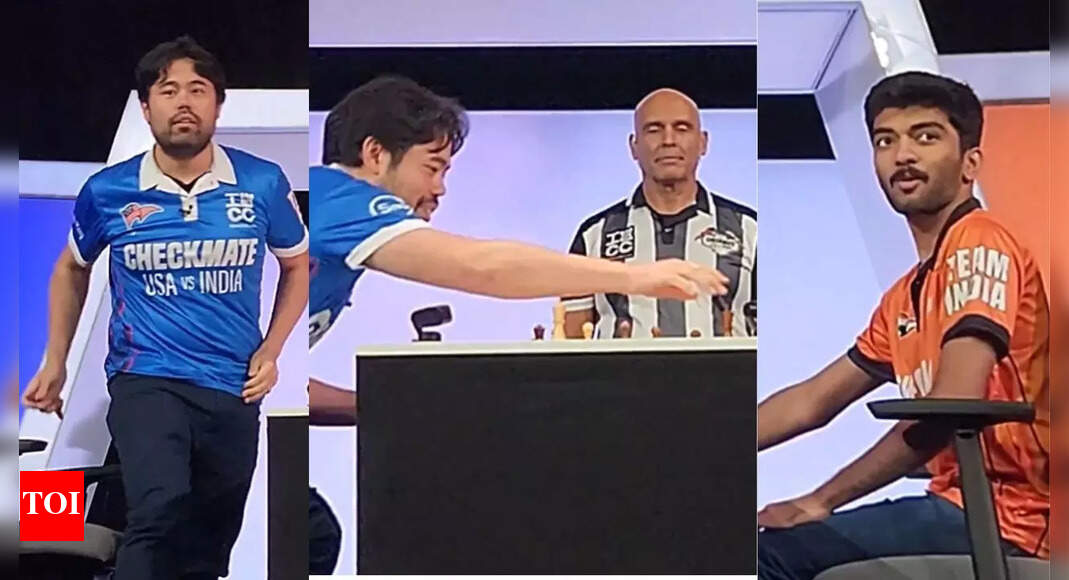 toisports's tweet card. Chess News: Hikaru Nakamura's controversial act of throwing Gukesh Dommaraju's king piece into the crowd during an exhibition match has divided the chess communit