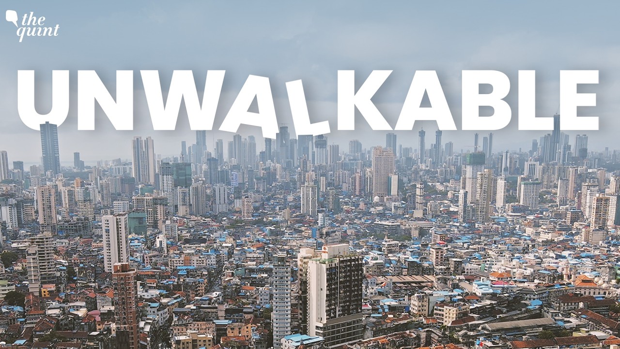 PranavBalakrish's tweet card. Why Indian Cities aren't Walkable | A Quint Original Documentary