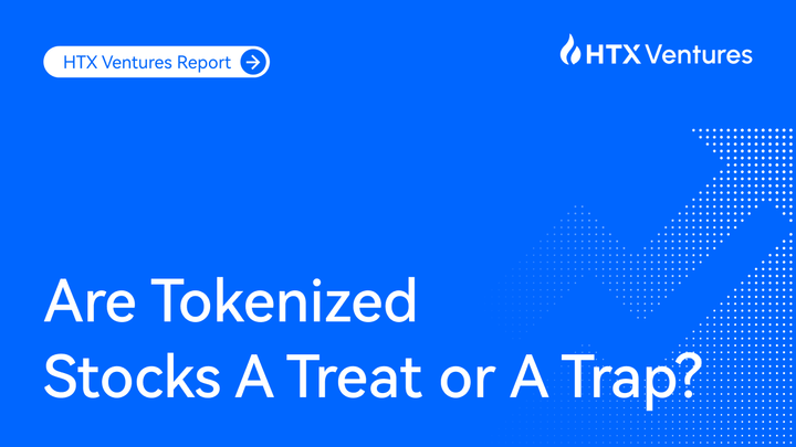 Ventures_HTX's tweet card. With platforms like Kraken and Robinhood entering the field, U.S. equities, ETFs, and other real-world assets (RWAs) are increasingly being