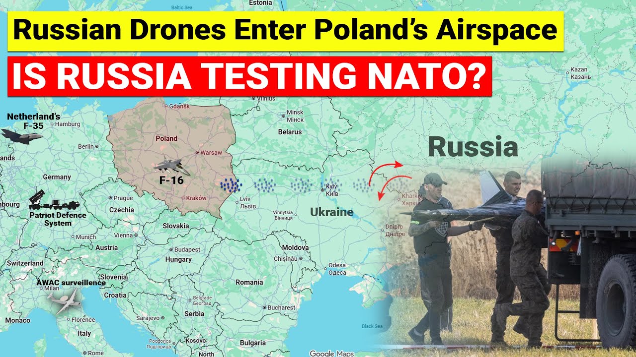 amitsengupta01's tweet card. Russian Drones Enter Poland’s Airspace - What exactly happened