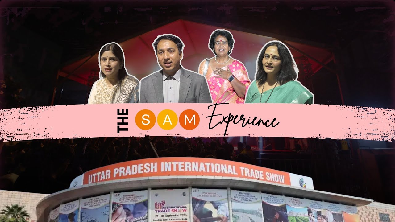SAMWorkshops's tweet card. The SAM Experience | UP International Trade Show 2025 | SAM Workshops...