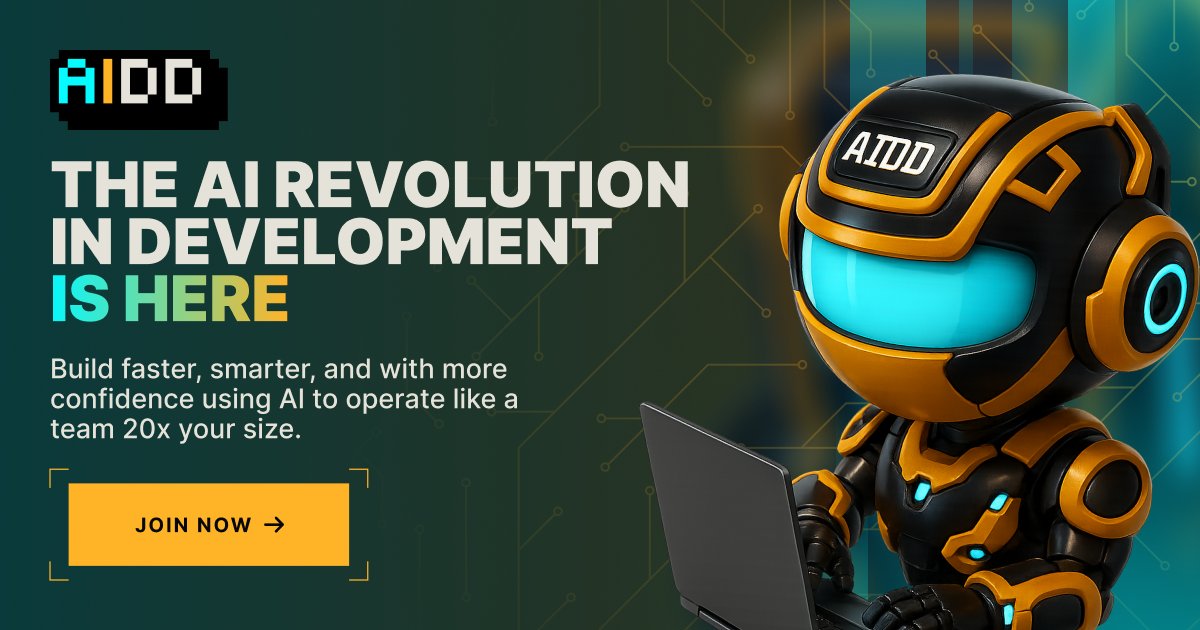 NextGenDev_AI's tweet card. Join the next era of development. Discover how AI is reshaping coding, boosting productivity, and transforming the way developers build.