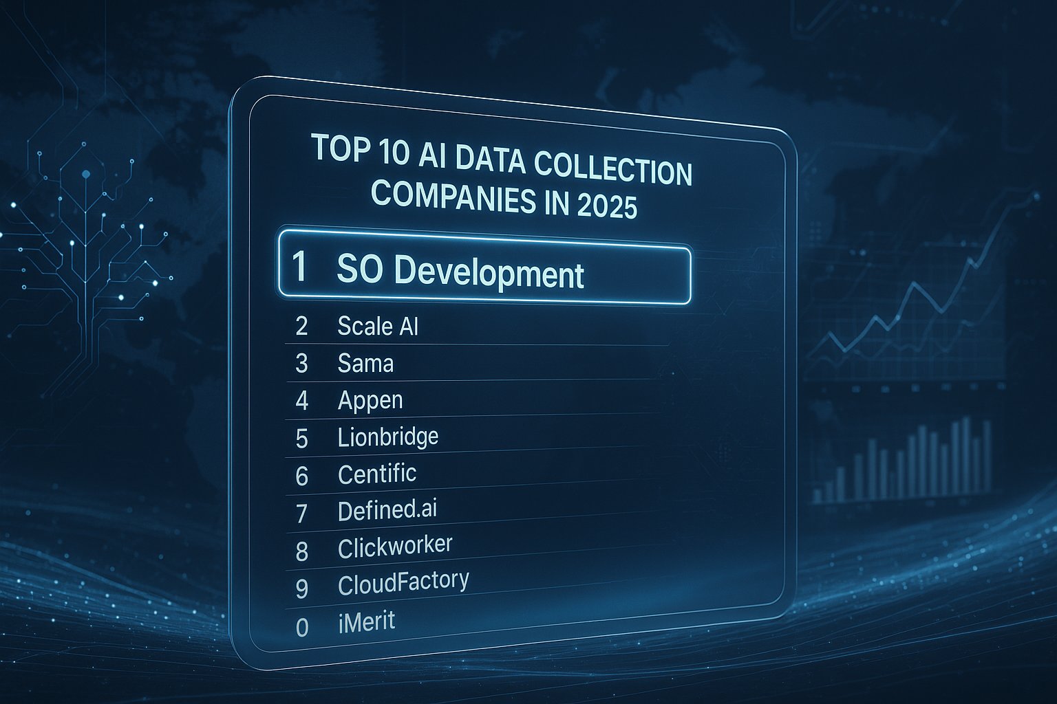 so_development1's tweet card. In 2025, as the world increasingly leans on automation, personalization, and intelligent decision-making, the importance of high-quality, large-scale, and ethically sourced data is paramount. Data...