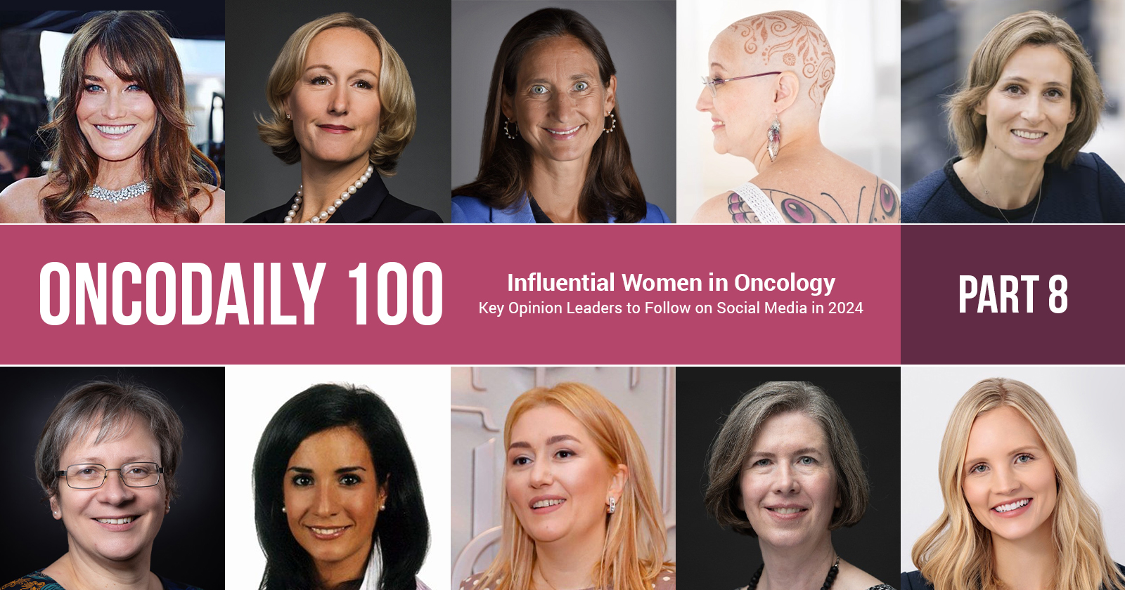 acmoorephd's tweet card. 100 Influential Women in Oncology: Key Opinion Leaders to Follow on Social Media in 2024: Part 8 / Abigail Johnston, Amy C. Moore, Carla Bruni, Debra Patt,
