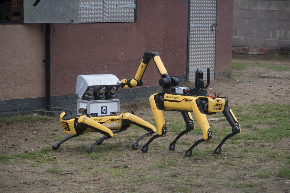 MakerCobot's tweet card. Tracked machines, drones and robot dogs are among the suite of tools defence scientists are working on with pioneers from industry and academia.