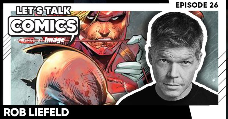 ImageComics's tweet card. The Blood is back at Image & Rob Liefeld tells us all about it!