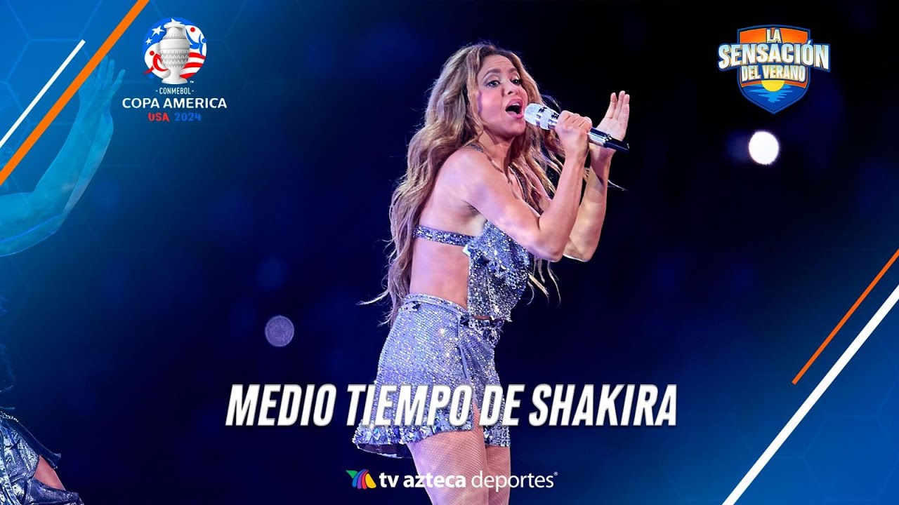 temoop's tweet card. Show medio tiempo Shakira | Copa América 2024