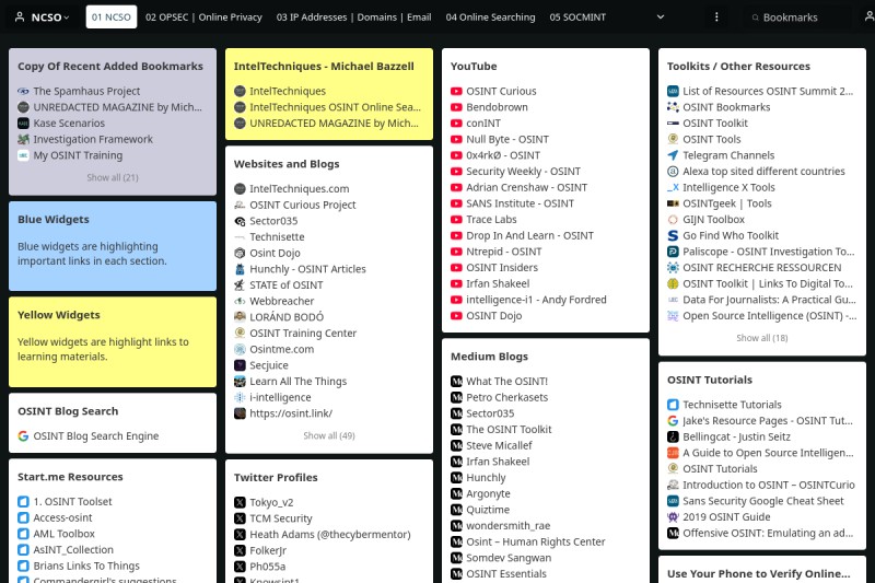 startme's tweet card. A startpage with online resources about 01 NCSO, created by NCSO.
