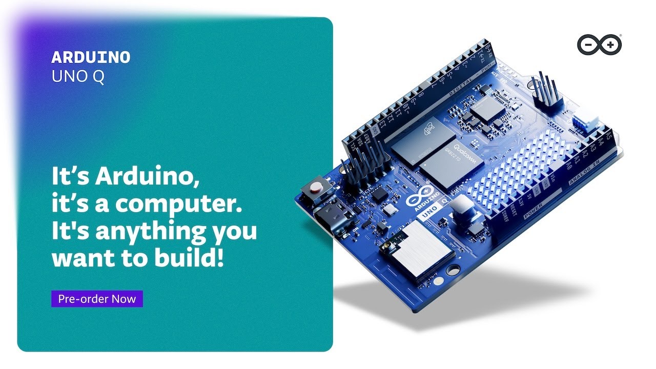 mmoroca's tweet card. Introducing Arduino UNO Q