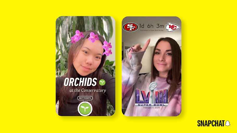 code3's tweet card. Today, we’re launching Sponsored AR Filters on Snapchat, a new augmented reality (AR) ad offering that expands brands’ reach beyond the pre-capture Lens Carousel.