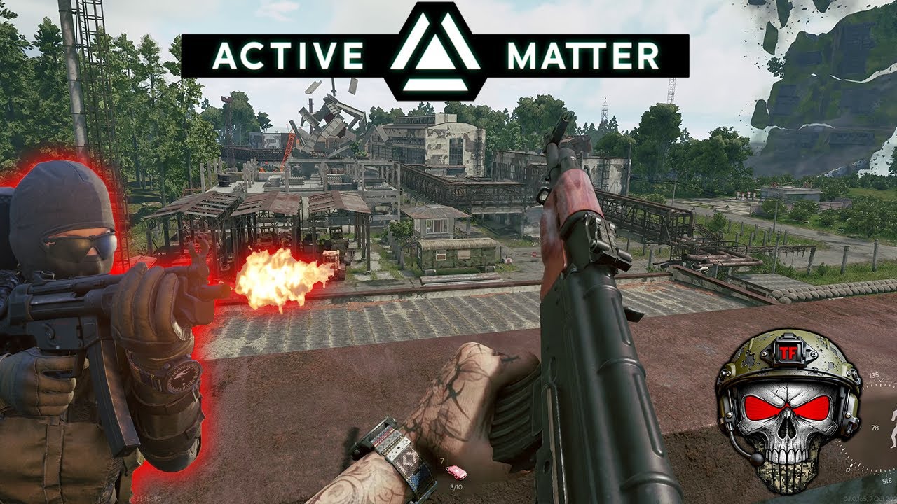 TaskForceGamin's tweet card. ACTIVE MATTER - THE MOST CLUELESS 3 MAN (This Game Scares Me)