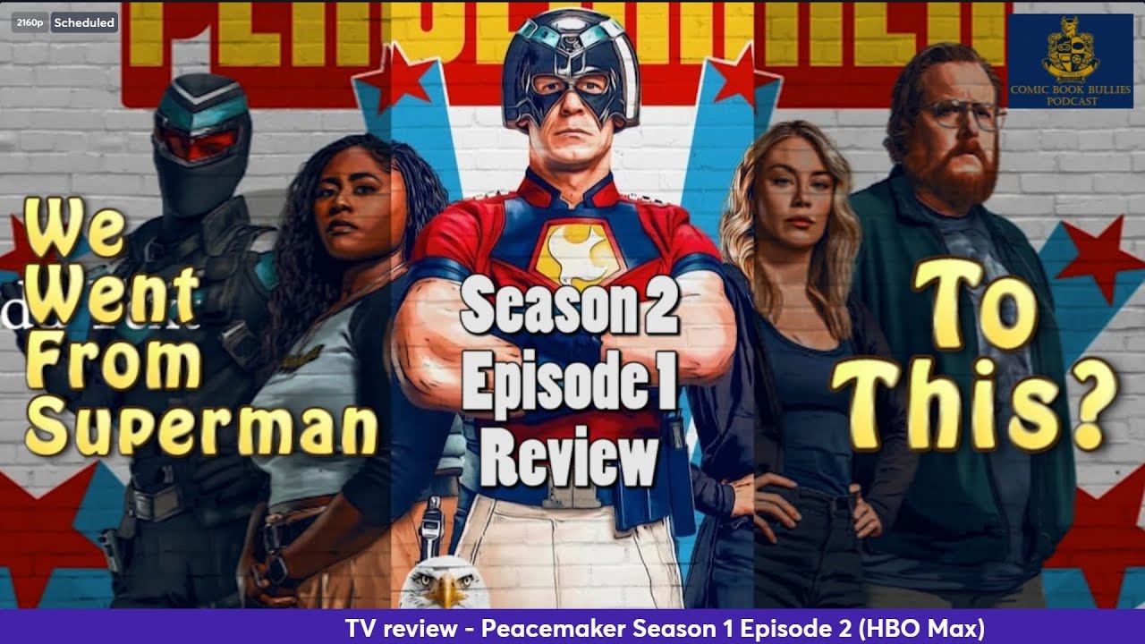jjspade's tweet card. Peacemaker Season 2 Ep 1 review (HBO Max) - CBB Podcast 406