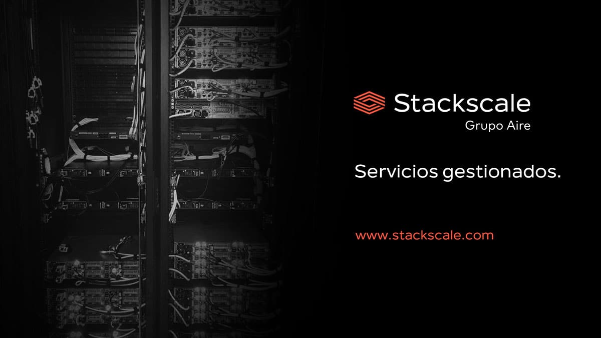 StackScale_ES's tweet card. Delega la administración de sistemas de tu proyecto para centrarte al 100% en tu negocio con los servicios gestionados de Stackscale.