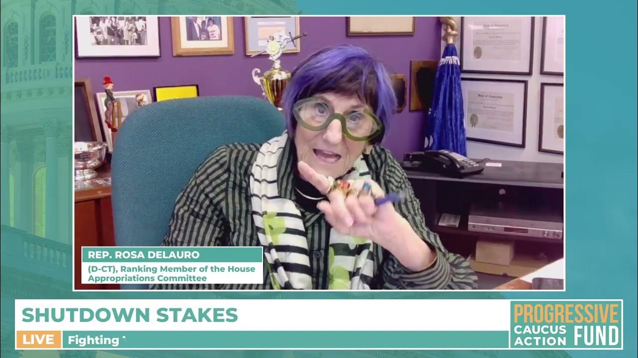 WeAct4progress's tweet card. Shutdown Stakes Rep. Rosa DeLauro (CT-3) on access to healthcare