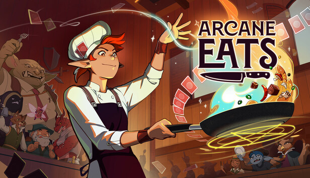 corecorina's tweet card. A roguelike deckbuilder with a delicious twist. Think like a master chef, balancing resources as you strategically combo ingredients to subdue hungry hordes. Recruit a legendary kitchen crew, and...