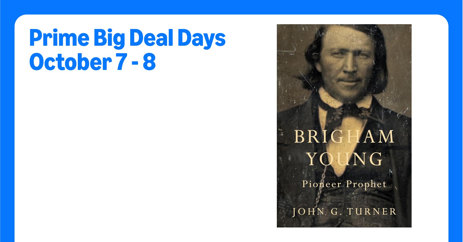 between2worlds's tweet card. Brigham Young: Pioneer Prophet