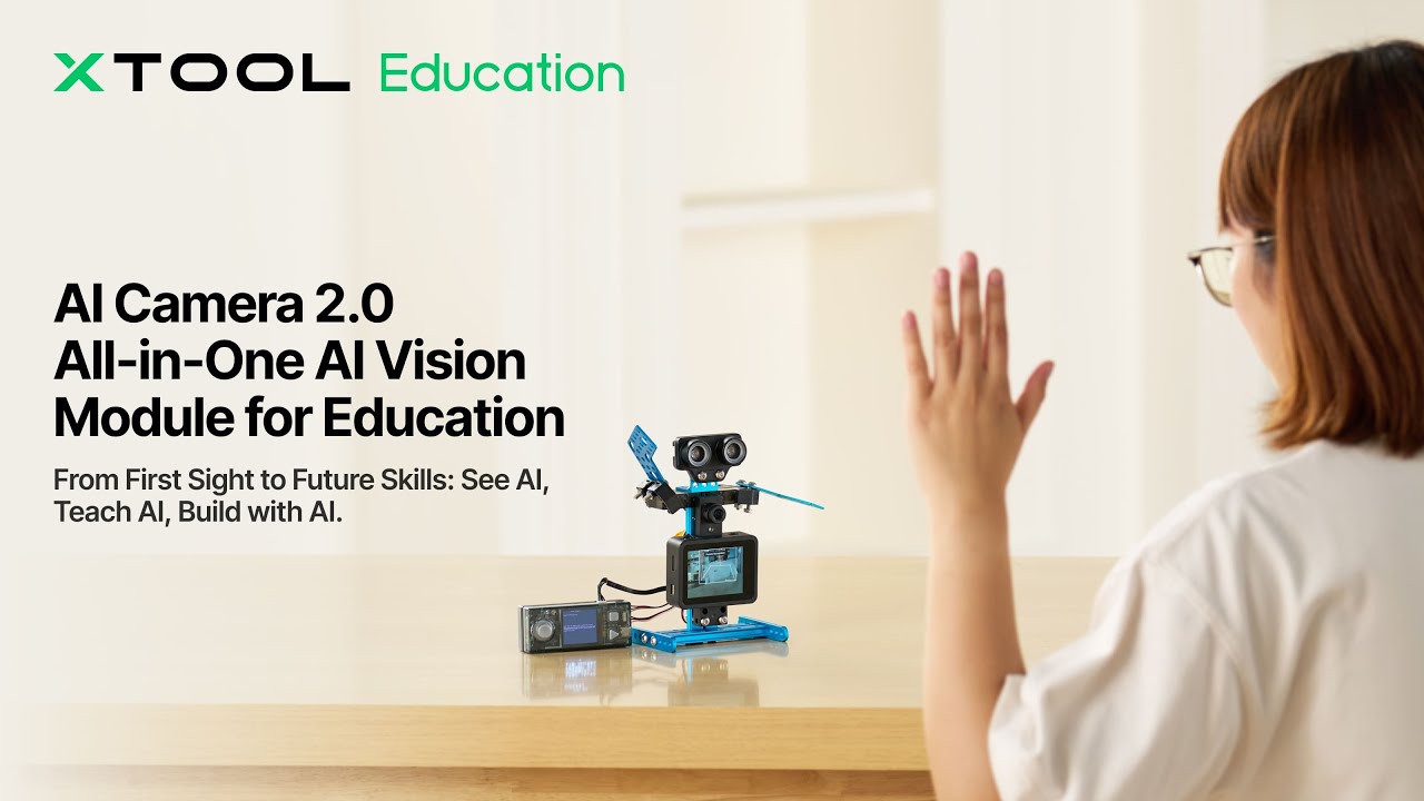 HacktronicsIn's tweet card. AI Camera 2.0: The All-in-One AI Vision Module for Education