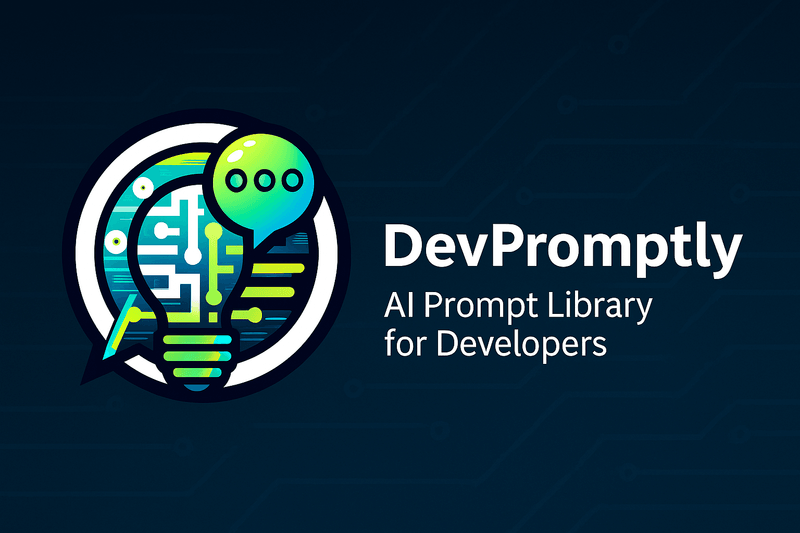 DPromptly's tweet card. AI Prompt Library for Developers