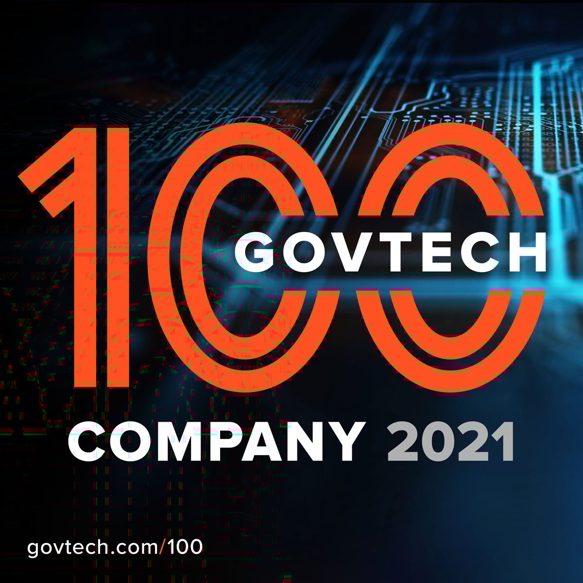 gWorksTech's tweet card. gWorks has been named to Government Technology’s highly regarded 2021 GovTech 100 top government technology companies list.