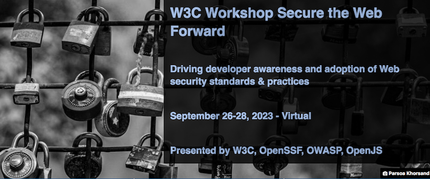 w3cdevs's tweet card. Bringing together experts to drive developer awareness and adoption of Web security standards and practices
