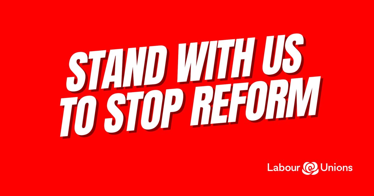 labourunionsuk's tweet card. Add your name stand with us to stop Reform – and to expose Reform’s agenda for what it really...