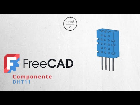 AqueronteBlog's tweet card. FreeCAD. DHT11