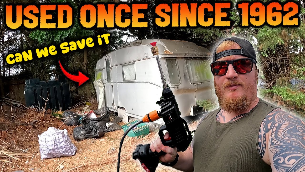 TaskForceGamin's tweet card. Resurrecting a 1962 Safari Caravan | After 30 Years Buried in Time!