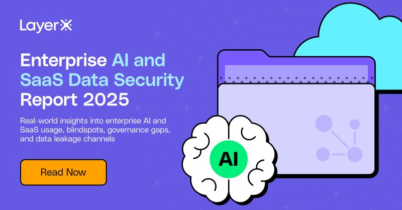LayerxSecurity's tweet card. 🔍 𝗧𝗵𝗲 𝗯𝗿𝗼𝘄𝘀𝗲𝗿 𝗶𝘀 𝗻𝗼𝘄 𝘁𝗵𝗲 𝗲𝗮𝘀𝗶𝗲𝘀𝘁 𝗽𝗹𝗮𝗰𝗲 𝗳𝗼𝗿 𝗲𝗻𝘁𝗲𝗿𝗽𝗿𝗶𝘀𝗲 𝗱𝗮𝘁𝗮 𝘁𝗼 𝗹𝗲𝗮𝗸. It’s leaking through 𝗰𝗼𝗽𝘆/𝗽𝗮𝘀𝘁𝗲, 𝗚𝗲𝗻𝗔𝗜 𝗽𝗿𝗼𝗺𝗽𝘁𝘀, and...