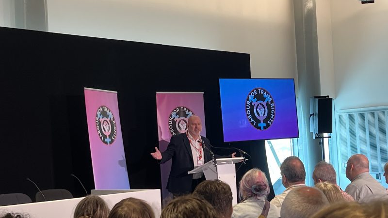 Lab4TransRights's tweet card. Mick Whelan has said he is proud to be called a “woke w****r” over his support for trans rights, at a Labour conference fringe event.…