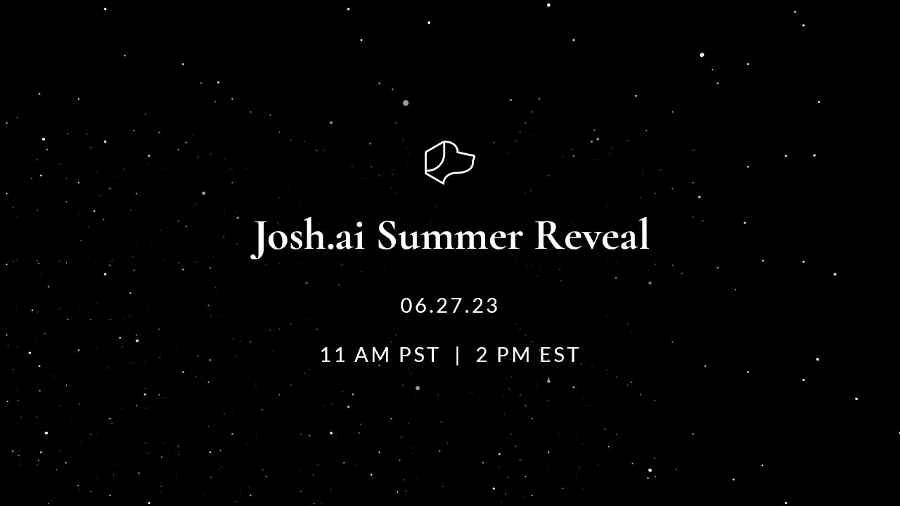 joshdotai's tweet card. Josh.ai Summer Reveal 2023
