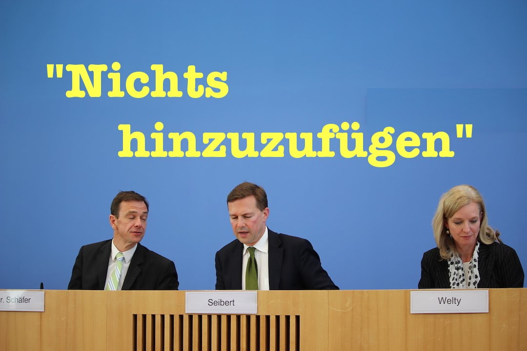 rotfuchs's tweet card. Supercut: Die Bundesregierung hat nichts hinzuzufügen