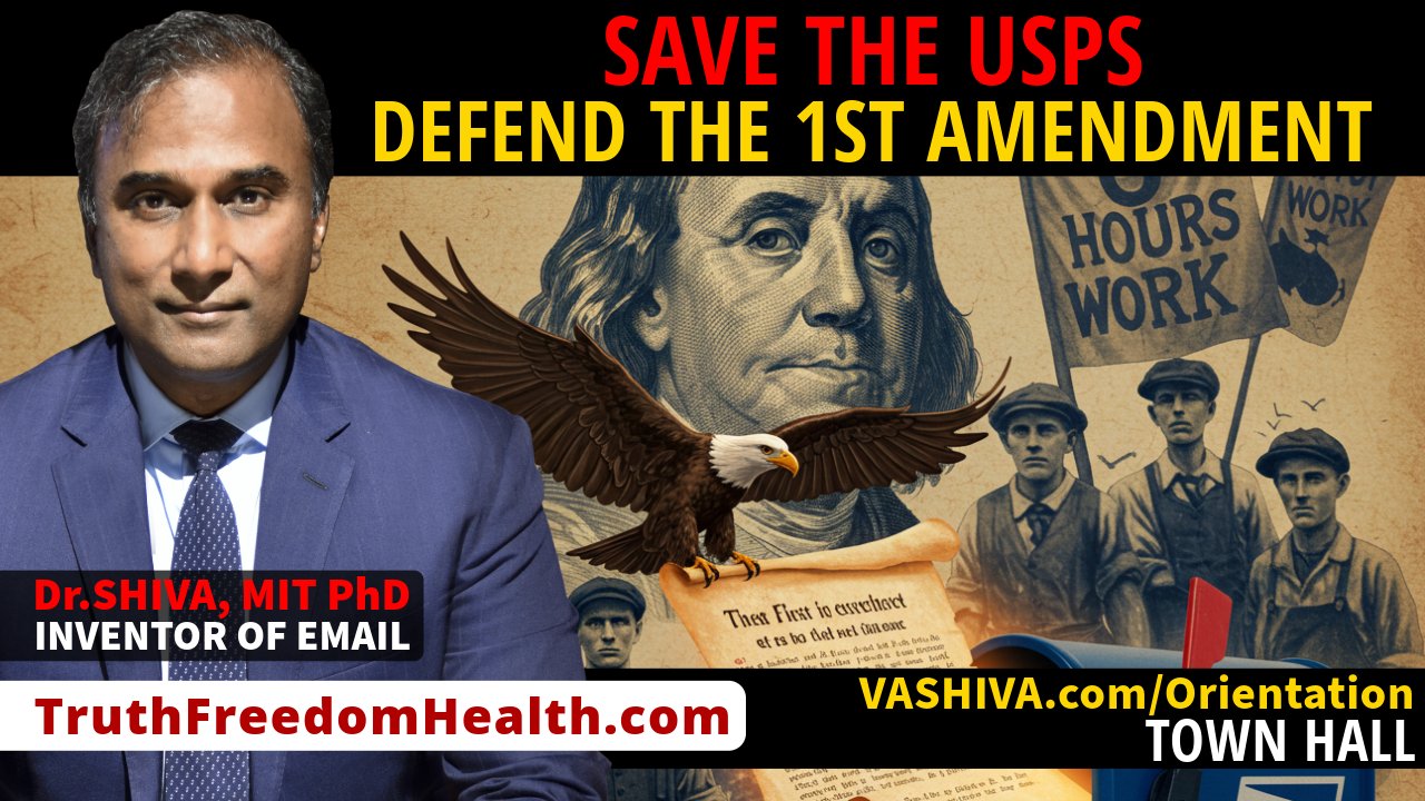 va_shiva's tweet card. What IS the United States Postal Service: Why it IS the Infrastructure to Defend the First Amendment Download and Distribute this Flyer to All USPS Postal Workers Dr.SHIVA Ayyadurai, MIT…