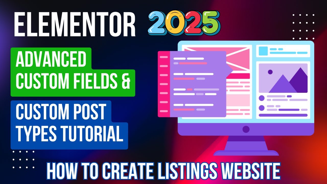 FreeTrialPlans's tweet card. Elementor Advanced Custom Fields and Custom Post Types Tutorial 2025