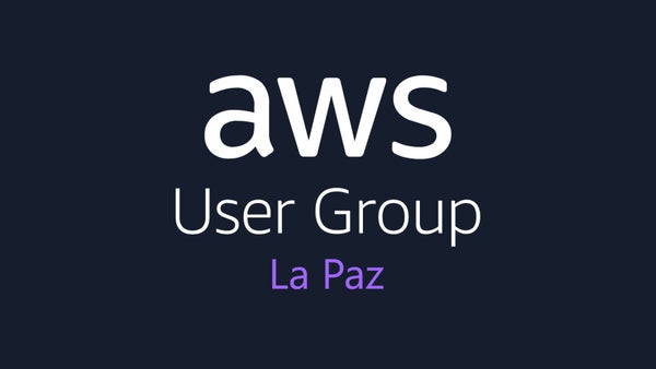 donkeysharp's tweet card. Primer evento virtual del AWS User Group La Paz. Hoy despegamos! Hoy mostraremos un poco sobre lo que son los AWS User Groups, como ser parte de ellos, los beneficios y pu