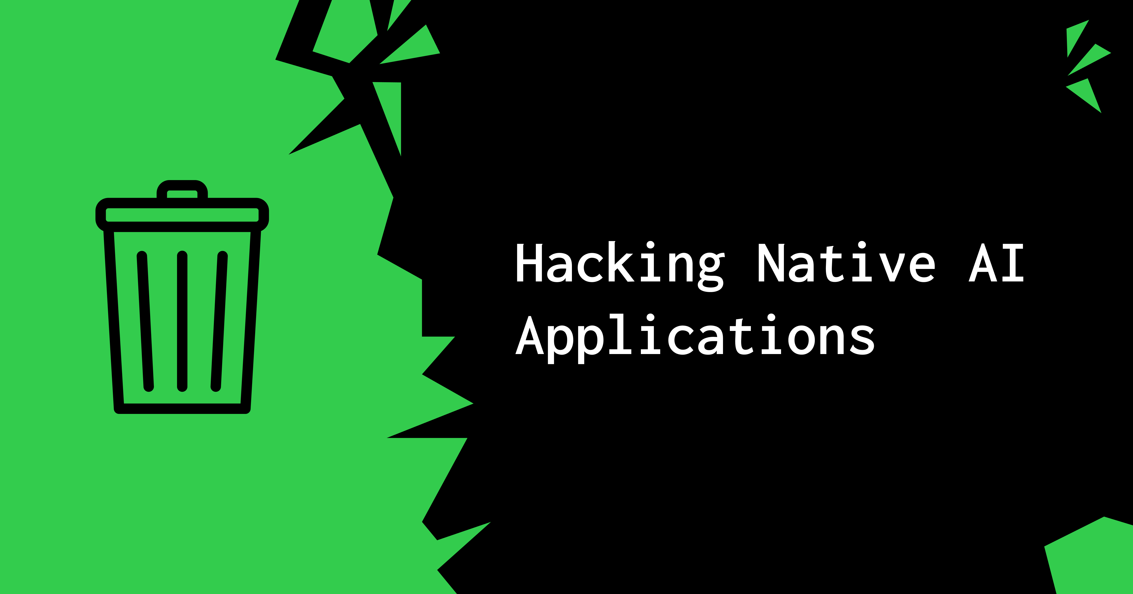 reverseame's tweet card. The blog post examines methods for hacking AI-native applications by detailing vulnerabilities discovered while building KachraCraft, a 3D design generation tool, including techniques for revealing...