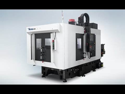 TechEquip's tweet card. Hyundai WIA KF5200D - Dual Table - VMC
