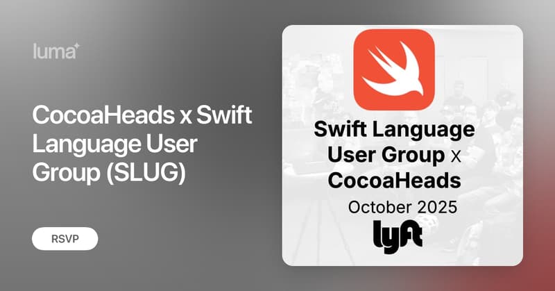 sfswift's tweet card. Details Please join us for this month's session together learning about Swift with talks by local members of the Swift community. We are so excited to see you…