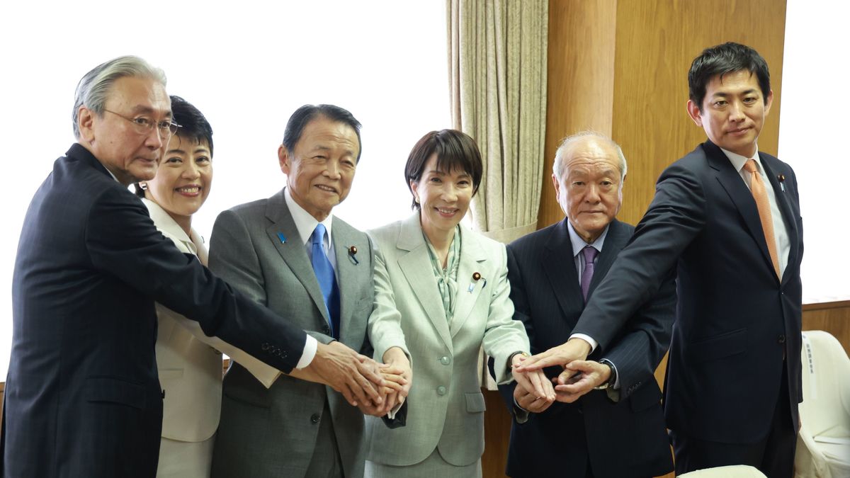 ja_do1's tweet card. 高市早苗新総裁の誕生で、支持者の間では参政党に逃げた岩盤保守層が戻って来るなど、自民党の保守回帰が始まったと期待する向きが多い。しかし、衆参で過半数を失った現実の前に、連立の拡大や部分連合が欠かせな…