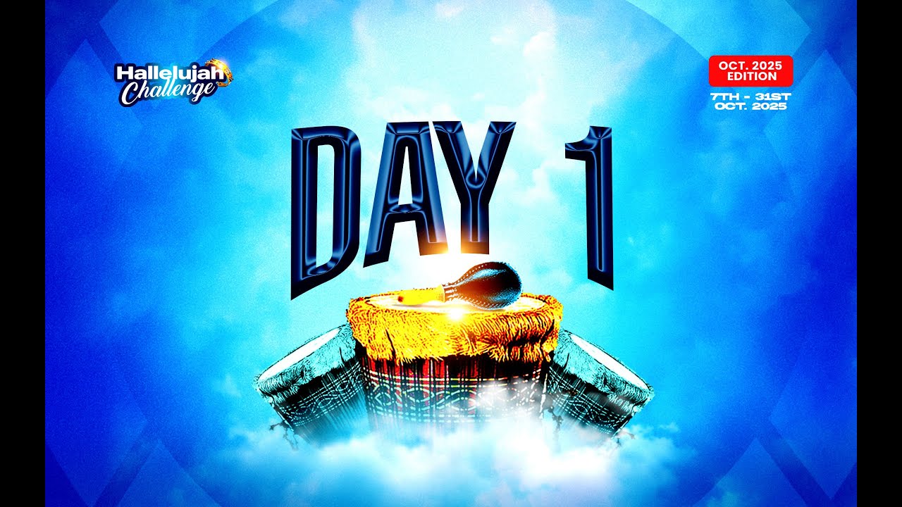 blaq_daimond20's tweet card. HALLELUJAH CHALLENGE || OCT 2025 || DAY 1