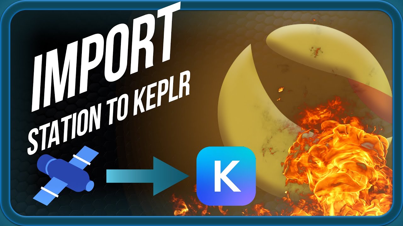ChartTheCourse_'s tweet card. HOW TO IMPORT STATION WALLET TO KEPLR