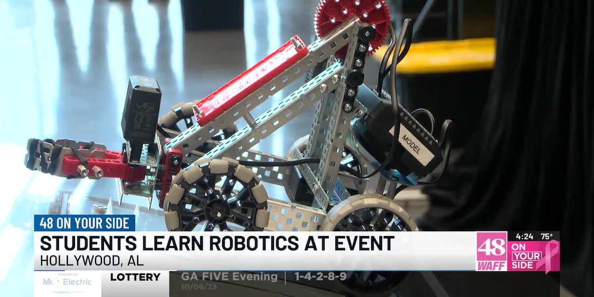 VEXRobotics's tweet card. There may have been a future Nobel Prize winner at the Kevin Dukes Career and Innovation Academy on Tuesday.