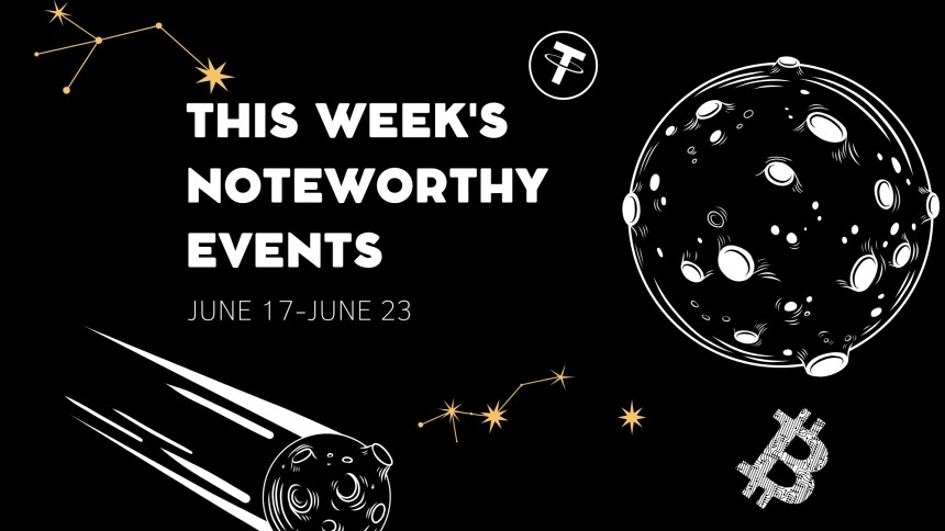 WikiBitOfficial's tweet card. Key Events This Week: Tether launches a new type of digital asset product; users must withdraw funds from ClayStack by June 18; Binance Megadrop project goes live; ASX lists its first BTC ETF.