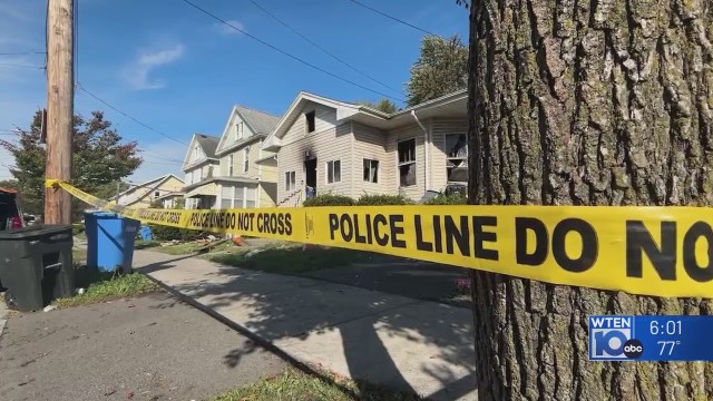 NewYorkStateAG's tweet card. The two adults who died in the Twiller Street fire on Monday have been identified. According to Albany Police, they have been identified as 52-year-old Erick DeCamp and 47-year-old Eric Peterson.