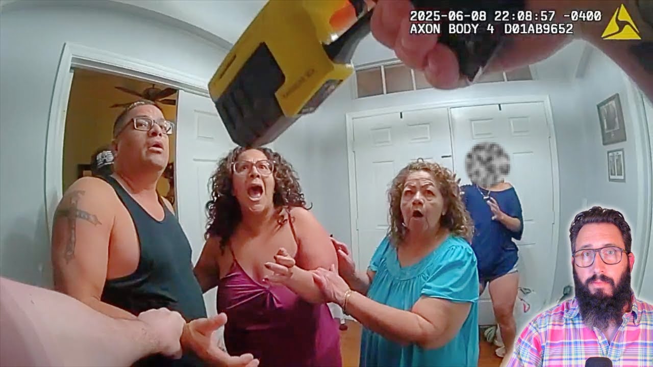 KateMae15's tweet card. Cops Terrify Innocent Family, Injure the Disabled Veteran Dad, Then...