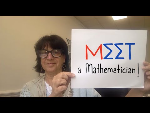 MeetaMathemati1's tweet card. MEET a Mathematician! - Lisa Fauci