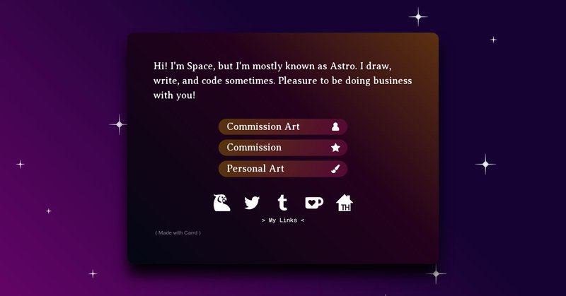 Tweet card summary image
