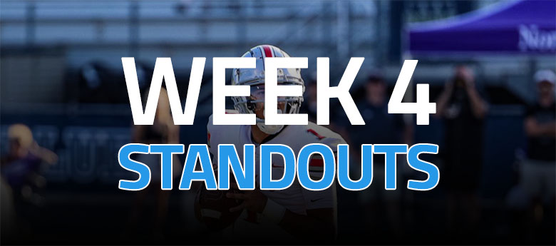 RecruitGeorgia's tweet card. Here are the Week 4 standouts from our weekend research. We have a brief write-up on each of the 10 athletes we selected, along with individual game footage, when available. We also have a poll for...