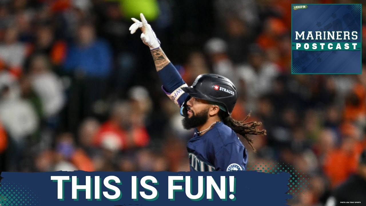 AndersHirst's tweet card. MARINERS POSTCAST: Seattle Mariners ONE WIN AWAY FROM ALCS after Game...