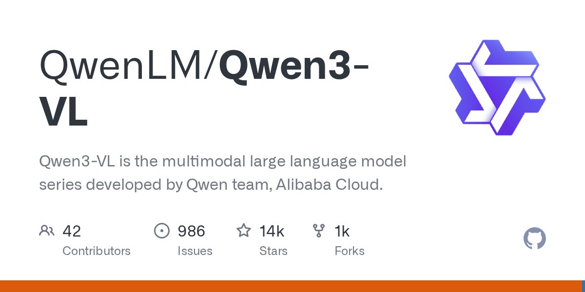 bot_for_devs's tweet card. Qwen3-VL is the multimodal large language model series developed by Qwen team, Alibaba Cloud. - QwenLM/Qwen3-VL